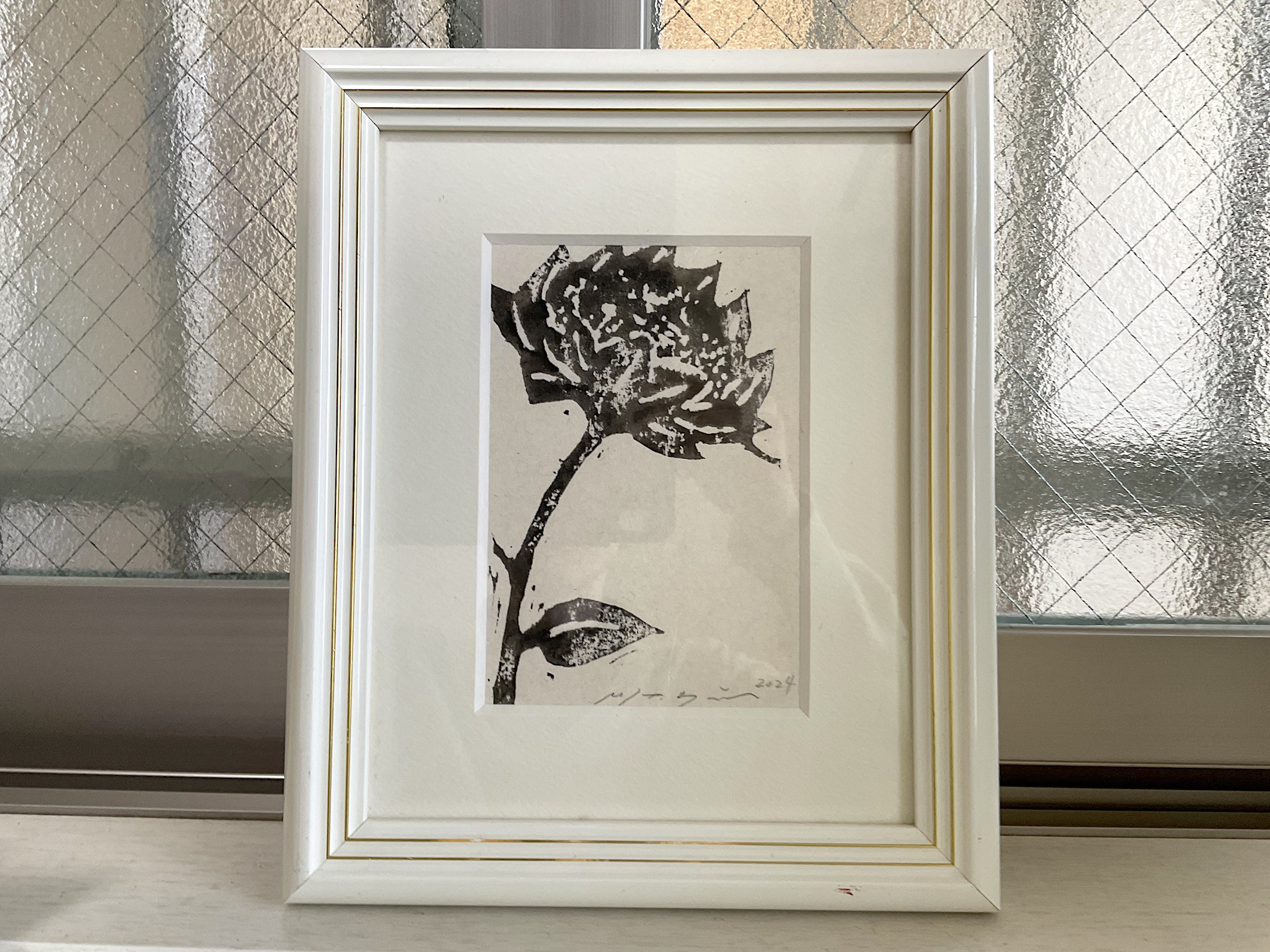 真作】絵画 雅風銘 日本画 花 逸品 T103 美術品・アンティーク