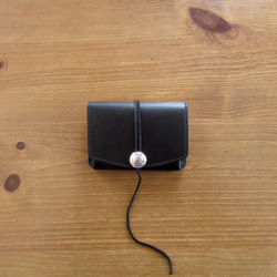 革財布 ミドルサイズ トラッカー ウォレット ミニ財布   コンパクト　アメリカン　サドル 2枚目の画像