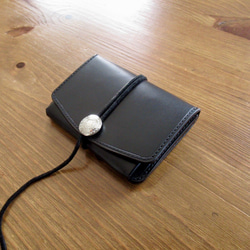 革財布 ミドルサイズ トラッカー ウォレット ミニ財布   コンパクト　アメリカン　サドル 1枚目の画像