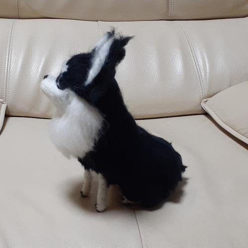 羊毛黒チワワ 羊毛フェルト Kingこうた 通販 17560529｜Creema(クリーマ)