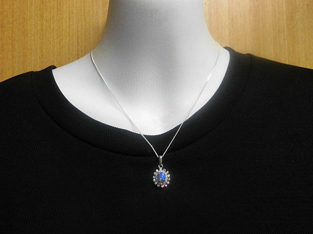 天然石 SILVER925オパールネックレス(ペンダント) 　　　240101221