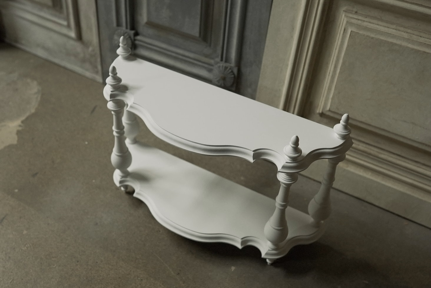 【受注製作】ナポレオンシェルフ (ホワイト)