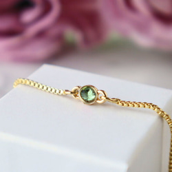 8月誕生石】ブレスレット 誕生石 レディース ブランド 調整可能 重ね