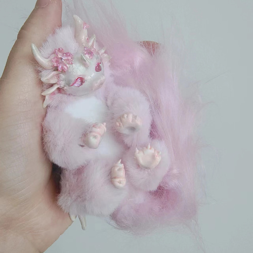 不思議な動物 桜の精霊ピンク ぬいぐるみ yizhangshui 通販 17561295