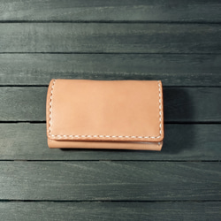 【一点物】薄くて小さい長財布　| ハンドメイド 手染め 手縫い 一点物】薄くて小さい長財布 | ハンドメイド 手染め 手縫い 一点