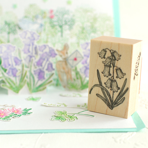 ブルーベル 妖精の花【お花スタンプ】 えくりゅの森 花祭りシリーズ  