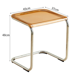 サイドテーブル コーヒーテーブル 机 椅子 スツール チェア スケルトン リビング インテリア 寝室 ch-1167 14枚目の画像