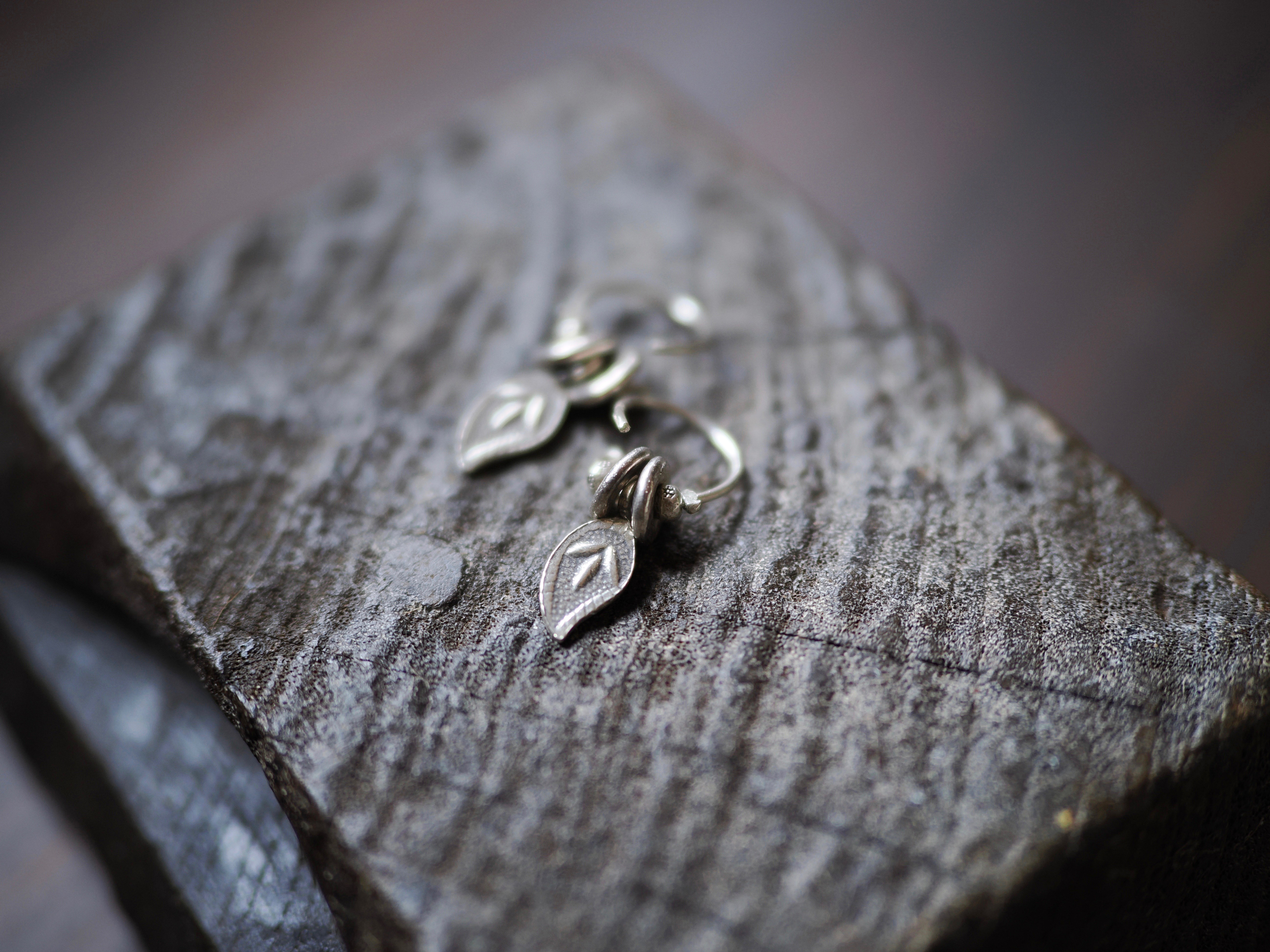 <MTO> -Leaf charm- circle pierce 5,775円