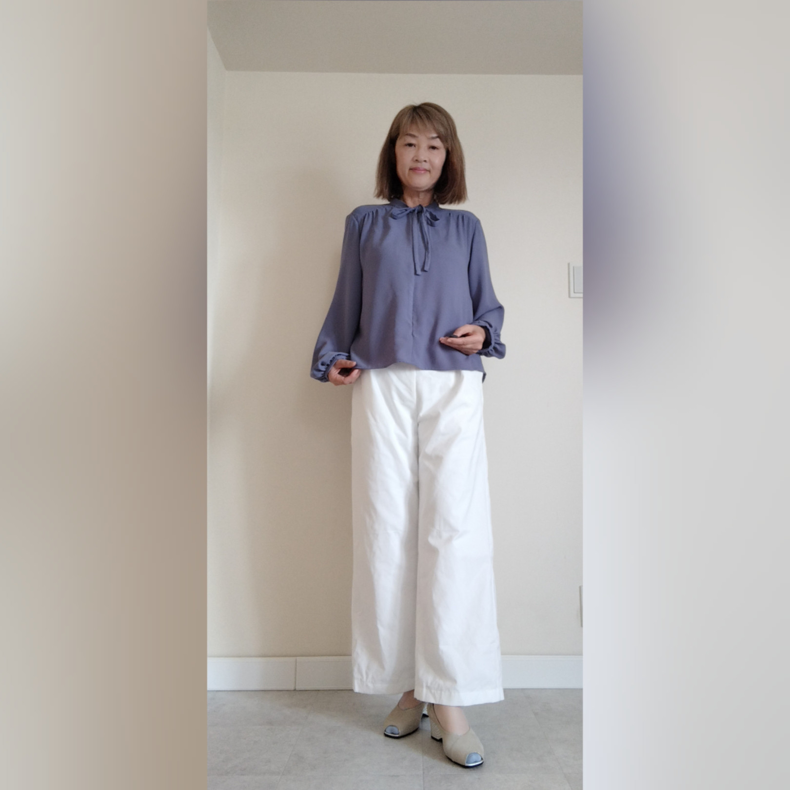 前ファスナーブラウスです 7,020円