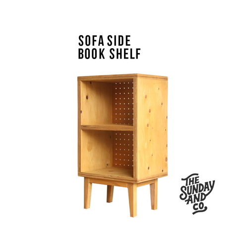 sofa side shelf ビンテージ 棚 シェルフ 本棚・絵本棚・マガジン