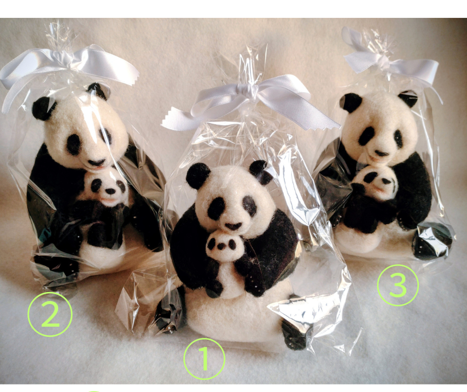 ありがとうパンダ！パンダ親子・5800円・9800円・パンダ・愛しい、かわいい