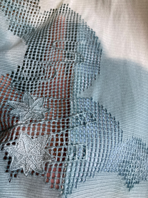 着物リメイク羽織りコート 2枚目の画像