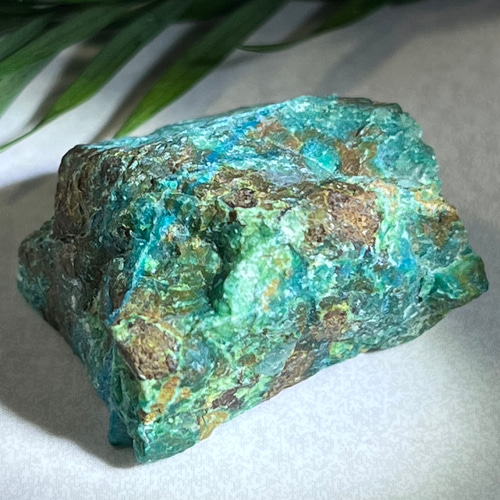 珪孔雀石（クリソコラ）×クリスタルクォーツ ダブレットストーンリング 18 珪孔雀石（クリソコラ）×クリスタルクォーツ ダブレットストーンリング