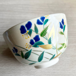 金彩 巻き絵 雪華雪輪〜yukiwa〜 抹茶茶碗 茶碗・めし碗 清香