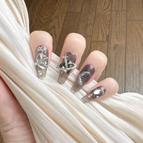 ネイルチップ プレス&ゴー LPG39J ネイルチップ: コスメ＆ビューティー