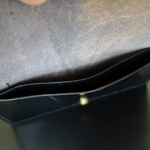 イギリスブライドルレザー 長財布 J.ベイカー社 真鍮ホック 長財布