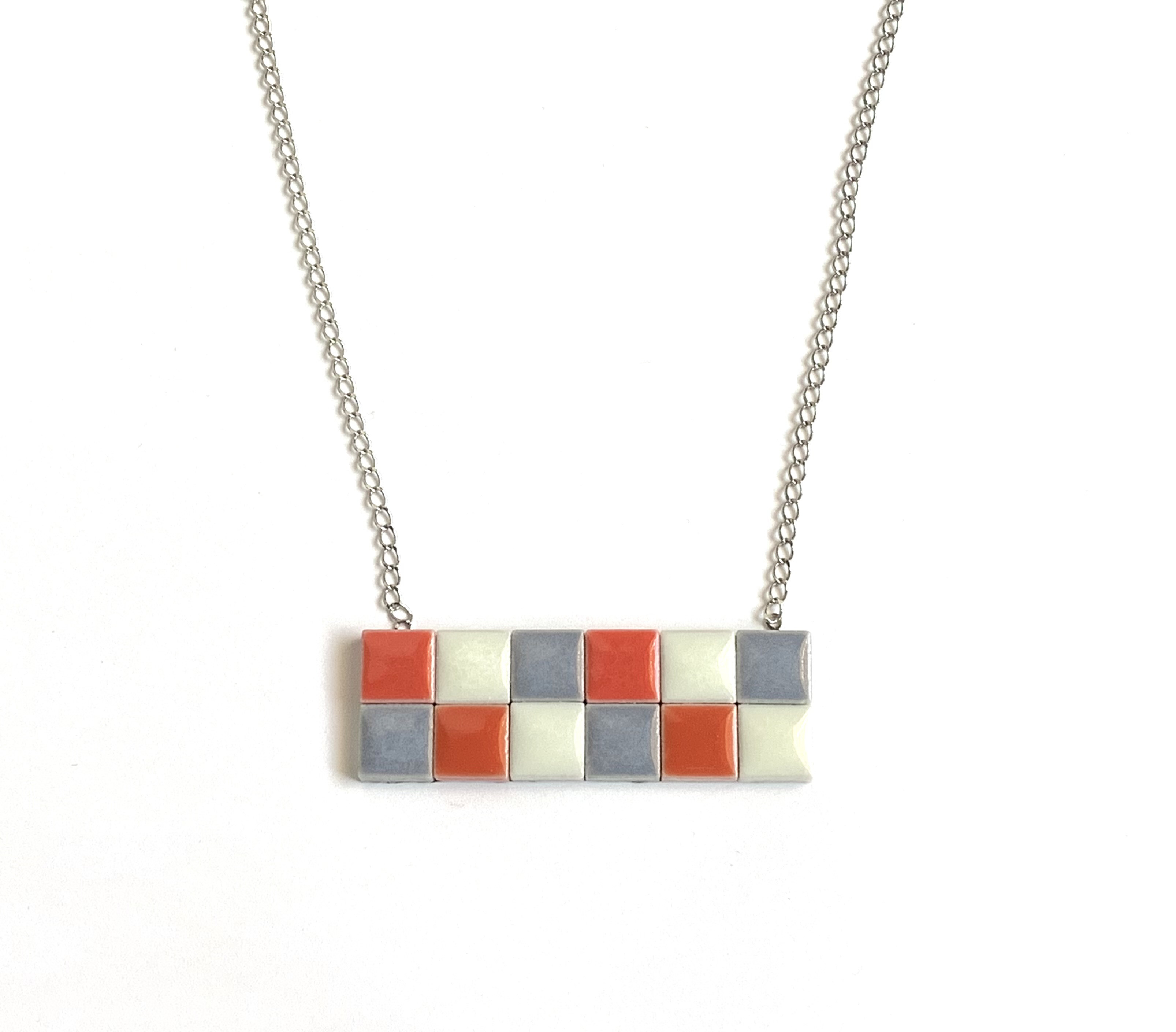 赤いモザイクタイルのチェリー置物 赤いモザイクタイルのチェリー置物 ウッドモザイクタイル