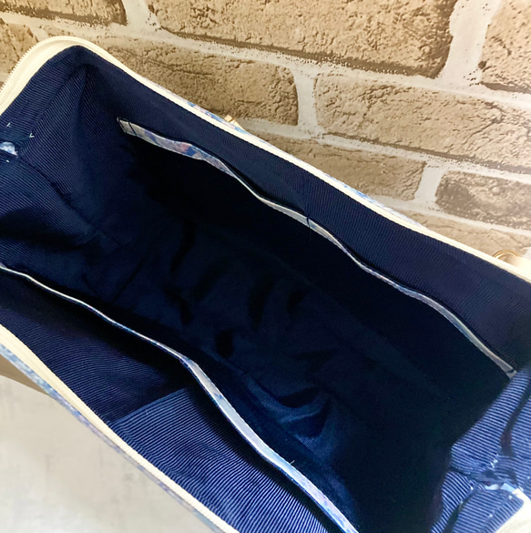 【coconobi様オーダーページNO2リバティラミネート　外ポケット付きトートバッグ&ポーチバッグサイズアップ　        Ω 人気・おすすめ｜使いやすい・旅行におすすめ 品質保証 全国発送 日本国内発送・最短翌日お届け