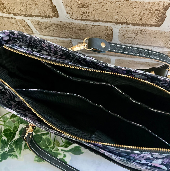 【coconobi様オーダーページNO2リバティラミネート　外ポケット付きトートバッグ&ポーチバッグサイズアップ　        Ω 人気・おすすめ｜使いやすい・旅行におすすめ 品質保証 全国発送 日本国内発送・最短翌日お届け