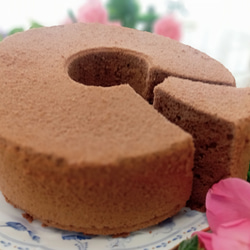 Creema限定【送料無料】『米粉☆シフォンケーキ』(ココア)、米粉シフォン、ギフト 1枚目の画像