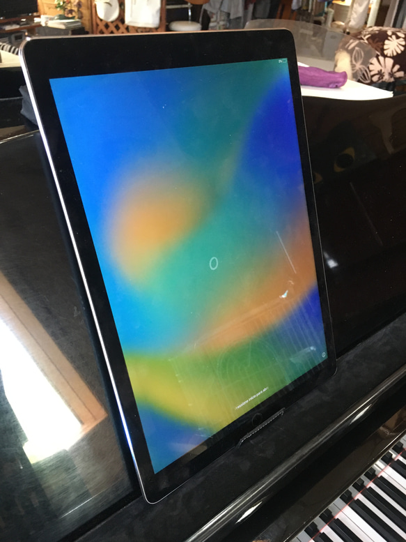 グランドピアノ用　iPad支え具 「ササエさん」 9枚目の画像