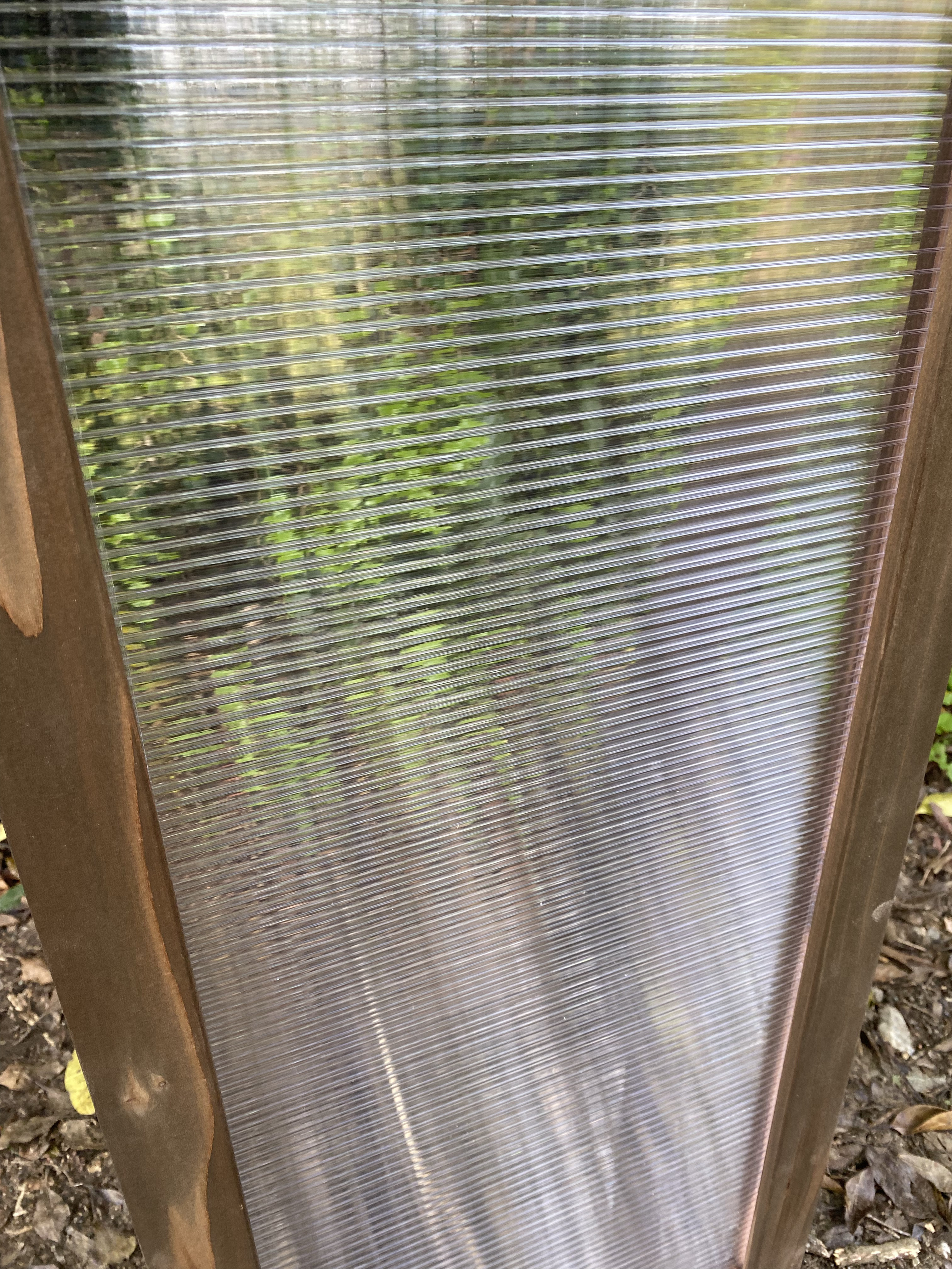 クリアーーーA型看板スリムタイプ　ウォルナットカラーver.