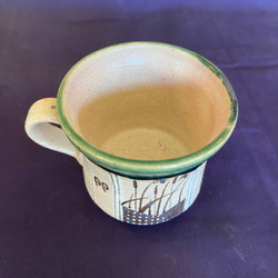 織部焼風のコーヒーカップ　3 4枚目の画像