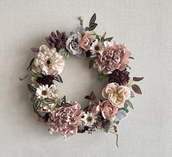 №32　リース　ウェルカムスペース　フラワー　アーティフィシャルフラワー　春夏 №32リースウェルカムスペースフラワーアーティフィシャル