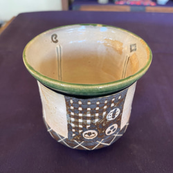 織部焼風のコーヒーカップ　8 4枚目の画像