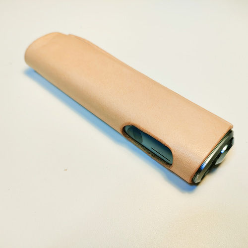 受注製作) 手縫いのアイコス.イルマワン専用ケース/ 革と糸のカラー