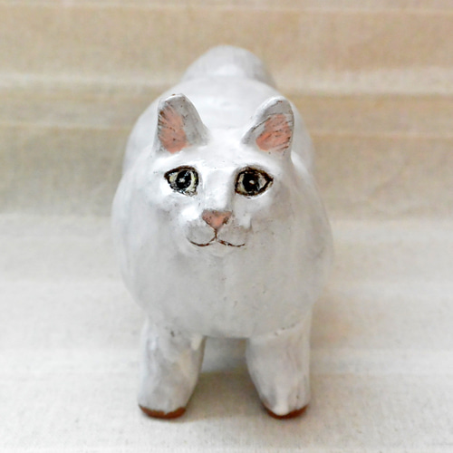 BESWICK ENGLAND白猫親子陶器置物 セット BESWICK ENGLAND白猫親子陶器置物 セット