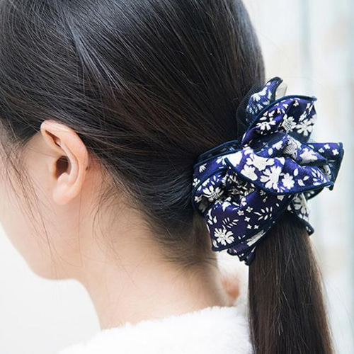 大人かわいいLiberty シュシュ【アーカイブギンガム】リバティ 