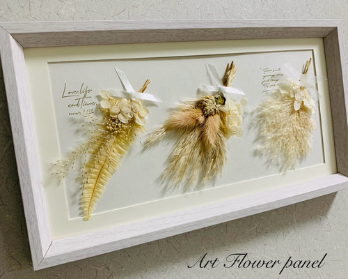 ドライフラワー ブーケ アートフレーム トイレ 玄関飾り インテリア