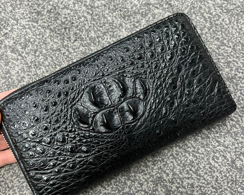 sankyo shokai クロコダイル長財布 シャイニング加工 センター
