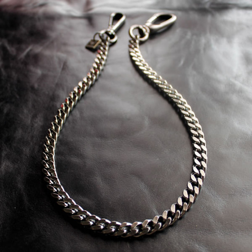 極太 ウォレット チェーン 喜平 ブラス 真鍮 バイカー chopper 希少 ウォレットチェーン・喜平キヘイ / ブラス真鍮・ブラックメタリック wc