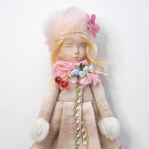 小さいお人形〈doll-さくらんぼ1〉創作人形 その他人形 すずき