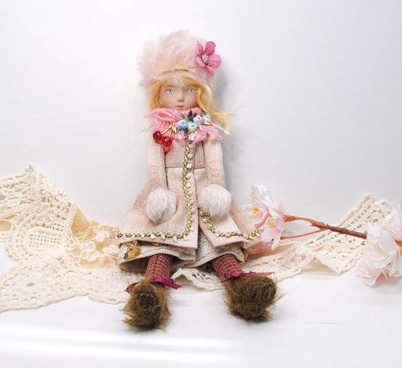 小さいお人形〈doll-さくらんぼ1〉創作人形 その他人形 すずきまみ