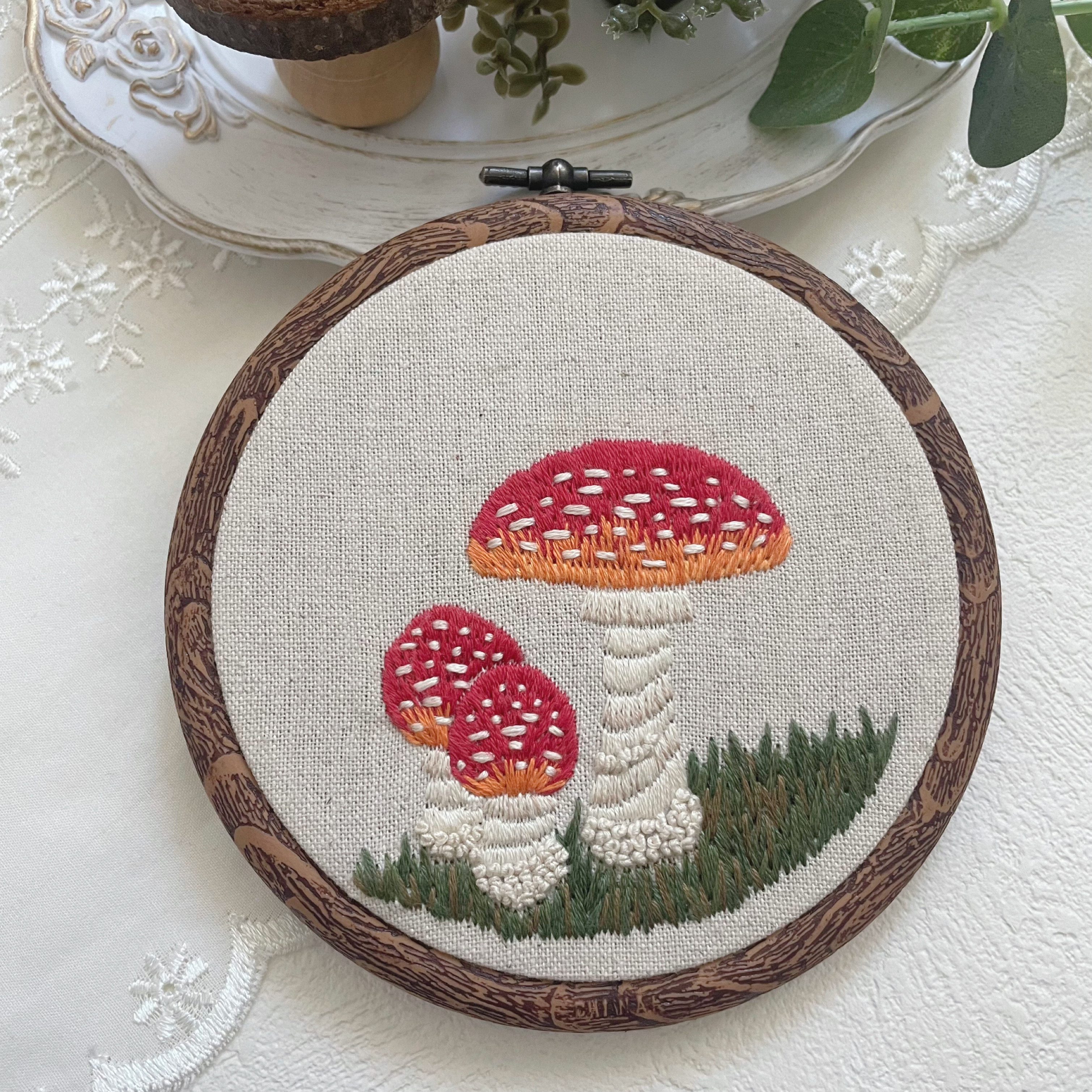 刺繍 壁飾り 壁飾り 刺繍