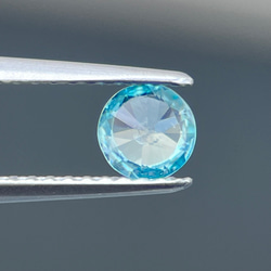 ブルージルコン天然石 4.5mm Natural Blue Zircon 4枚目の画像