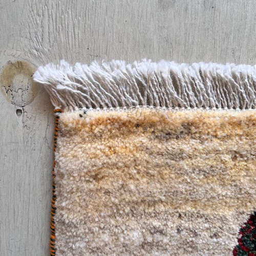 ○○SALE○○送料無料○○ギャッベ【90×60】No.07（糸杉）玄関マット