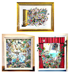 M♦額縁　絵画　まとめ売り　13点 M♢額縁 絵画 まとめ売り 13点