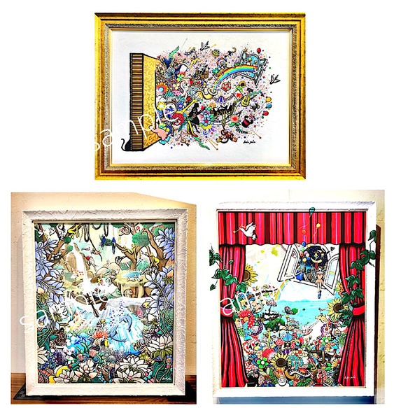 複製画販売 シャガール カルメン 額縁付き : 絵画販売のアート