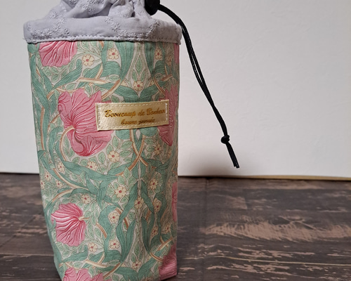 ペットボトルカバー ウィリアムモリス ピンパーネル/パープル