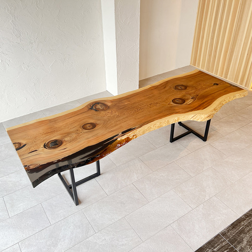 1479□ 杉 スギ テーブル ローテーブル ダイニング 座卓 一枚板 天板