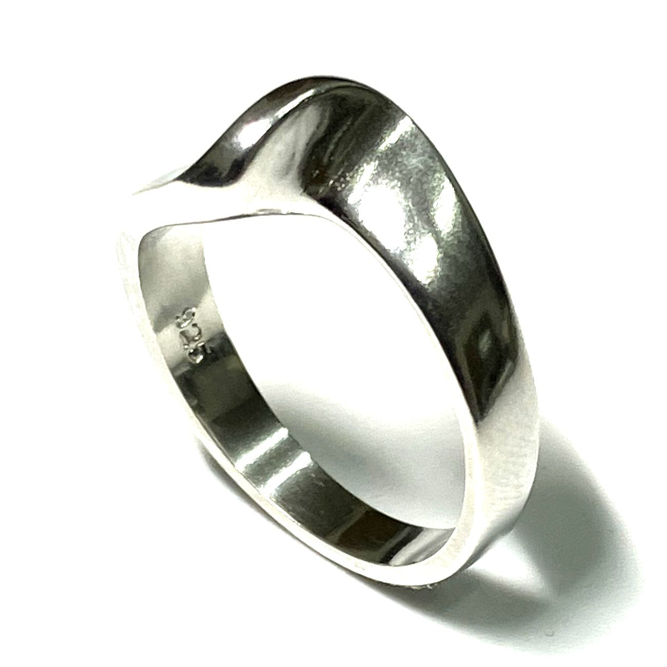 シルバーリング●ねじり●16号　silver925　刻印無料 / MSR-8691