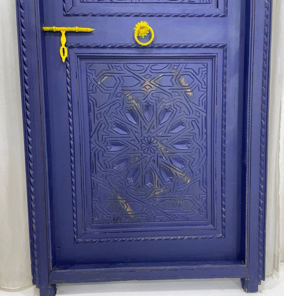 オーダーメイド アーチフレームで装飾されたモロッコのドア お気軽にお問い合わせください