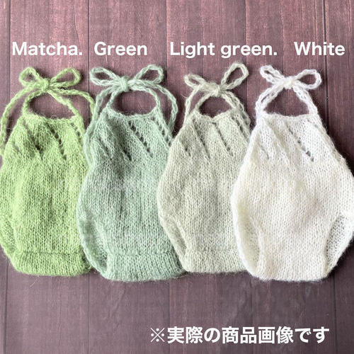 3点セット【緑辰】♪ニューボーンフォト撮影衣装　小道具ベビーフォト　干支　たつ 手編み風かごセット【緑辰】♪ニューボーンフォト撮影衣装