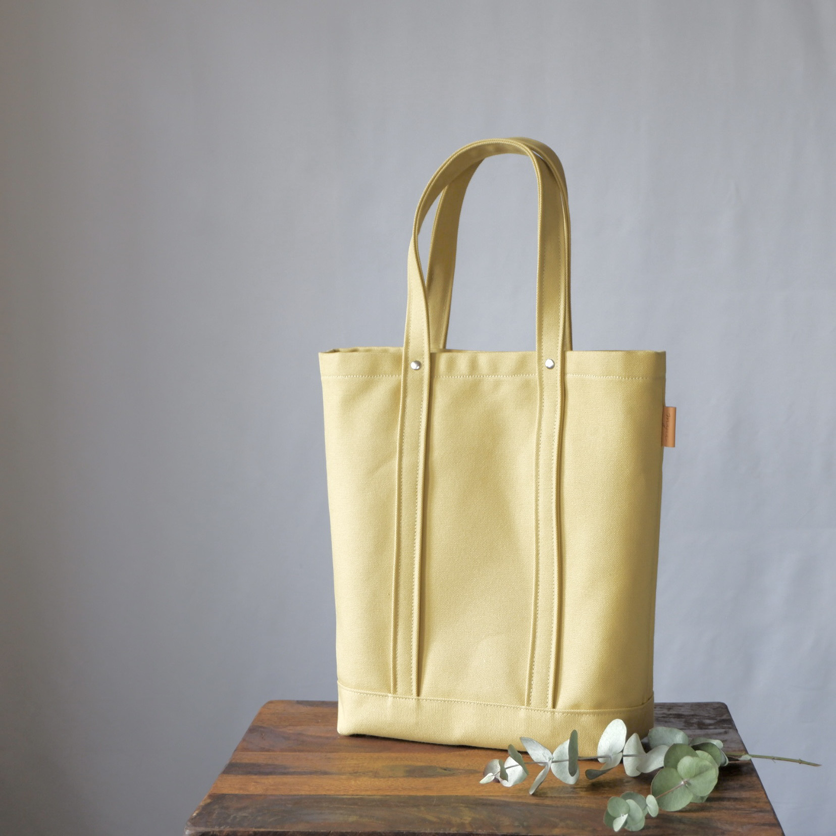 A4縦型トート◇ミモザ◇倉敷帆布 6,004円