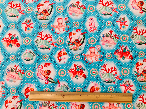 日本初上陸　第1弾 Fiona Hewitt Fabric “Mermaids” 2枚目の画像
