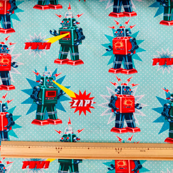 日本初上陸　第1弾　Fiona Hewitt Fabric “Robots” 2枚目の画像